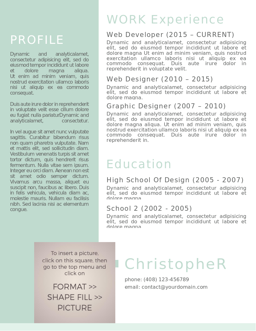 Upside Down CV preview